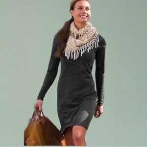 Athleta Organic Sunburst Dress Gray XSP